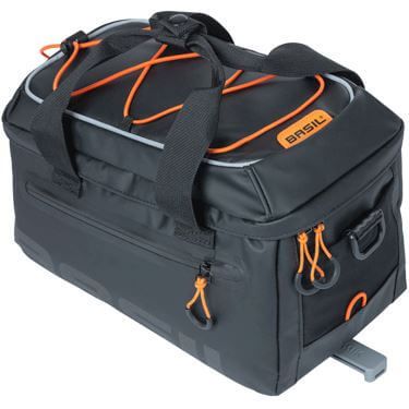 Basil dragertas Miles Tarpaulin trunkbag zwart ora (8715019181146)
