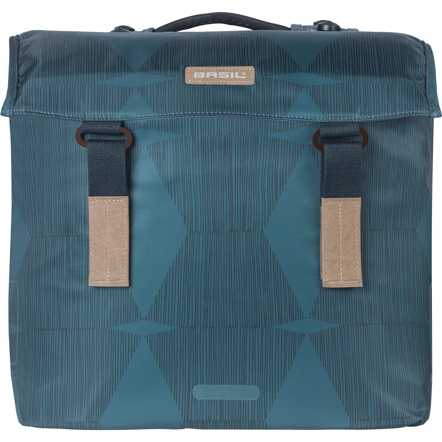 Basil fietstas dubbel Elegance estate blue MIK 40- (8715019183997)