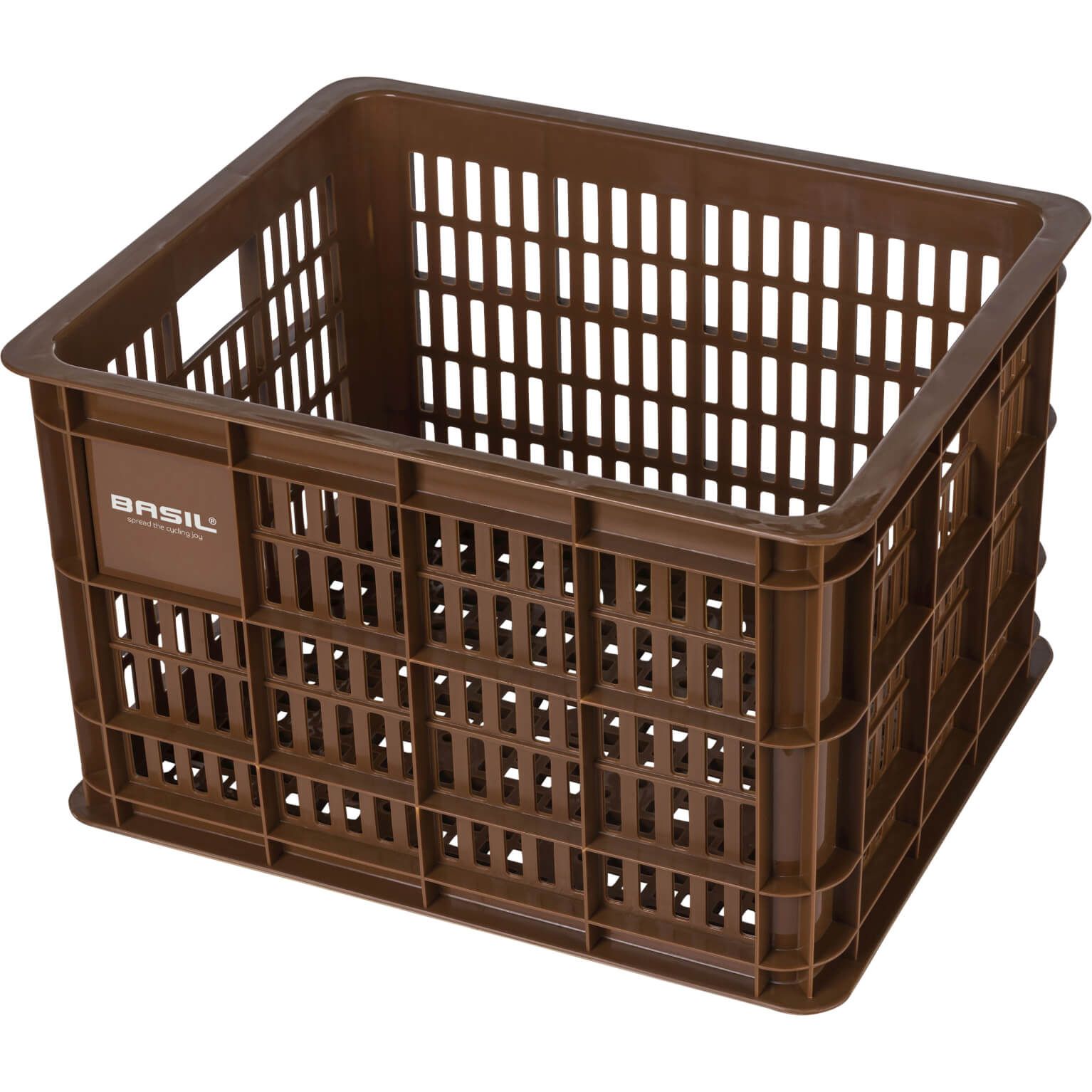 Basil transport krat M medium saddle brown (8715019210648)