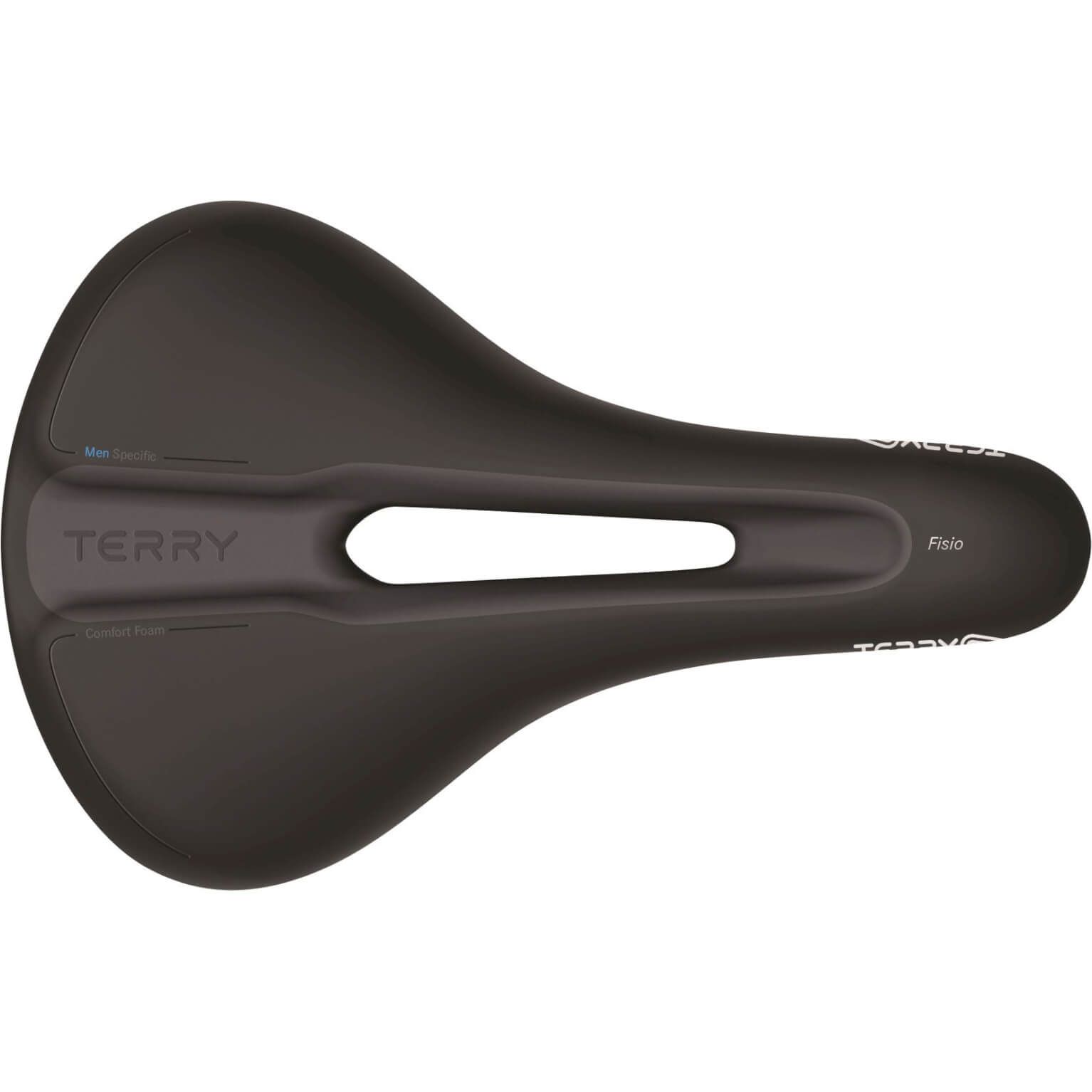 Terry zadel Fisio heren zwart (4260477064097)