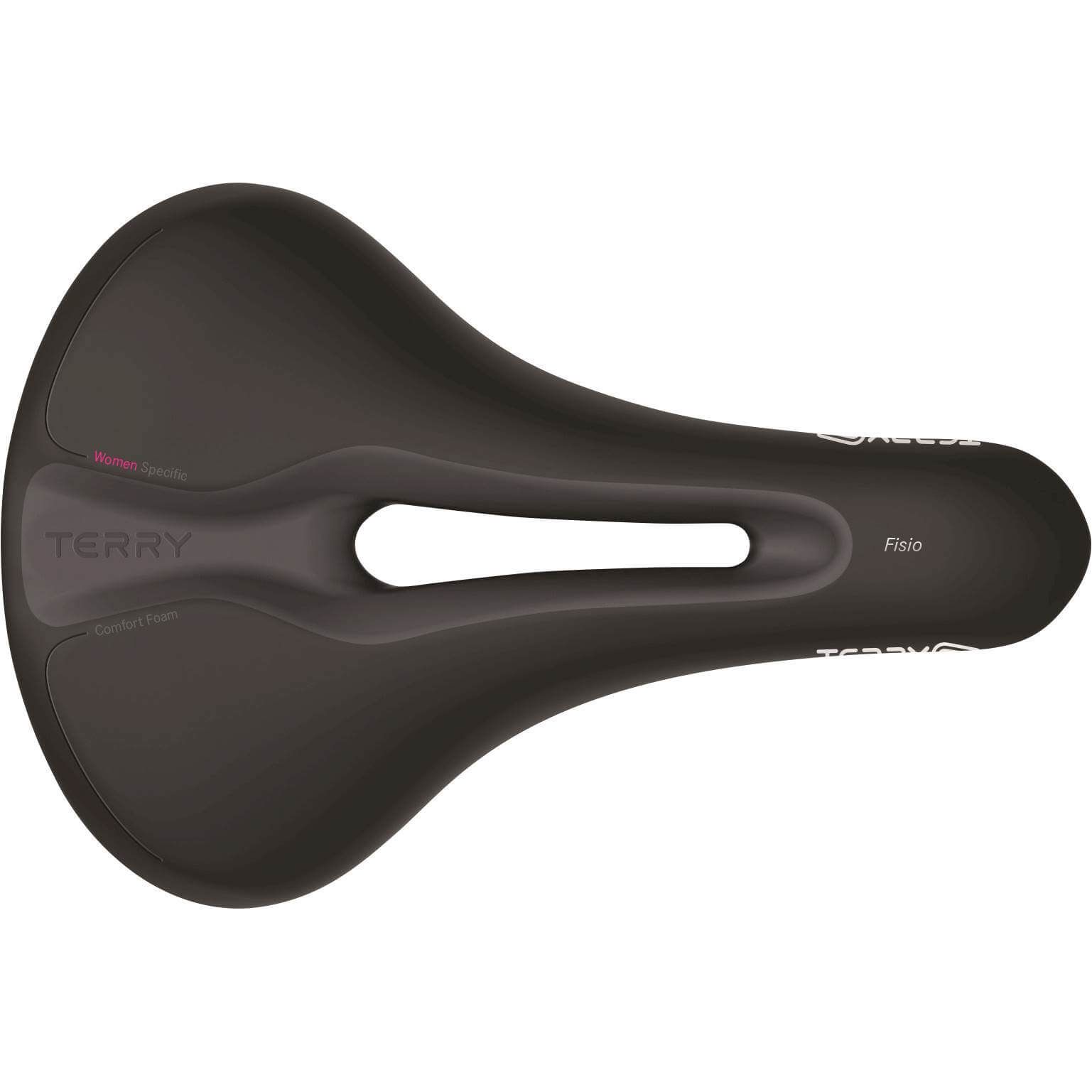 Terry zadel Fisio dames zwart (4260477064103)