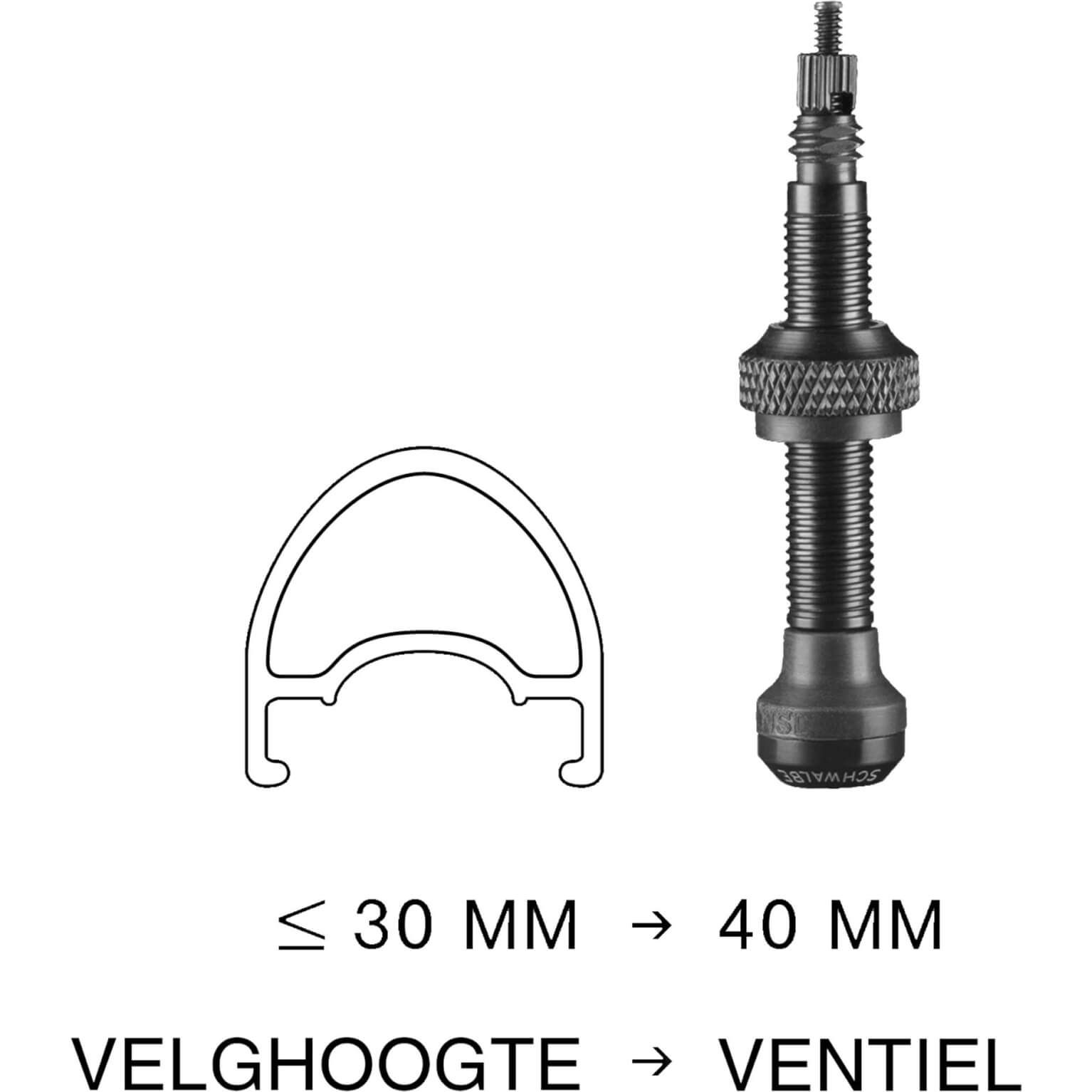 Schwalbe ventiel tubeless 40 mm set 2 stuks (4026495876254)