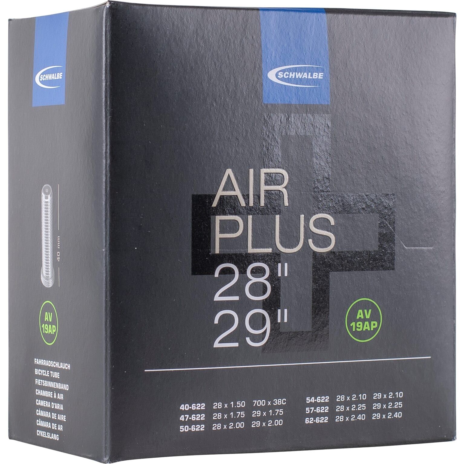 Schwalbe bnb AV19AP Air Plus 28 x 1.50 - 29 x 2.40 (4026495891004)
