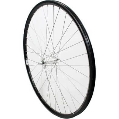 Roland voorwiel 28 vast ZAC2000 zwart RVS spk (4043598370724)