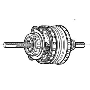 Shimano Binnenwerk (184mm As) (4524667250463)