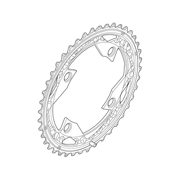 Shimano Kettingblad 42T-AE Deore (4524667490258)