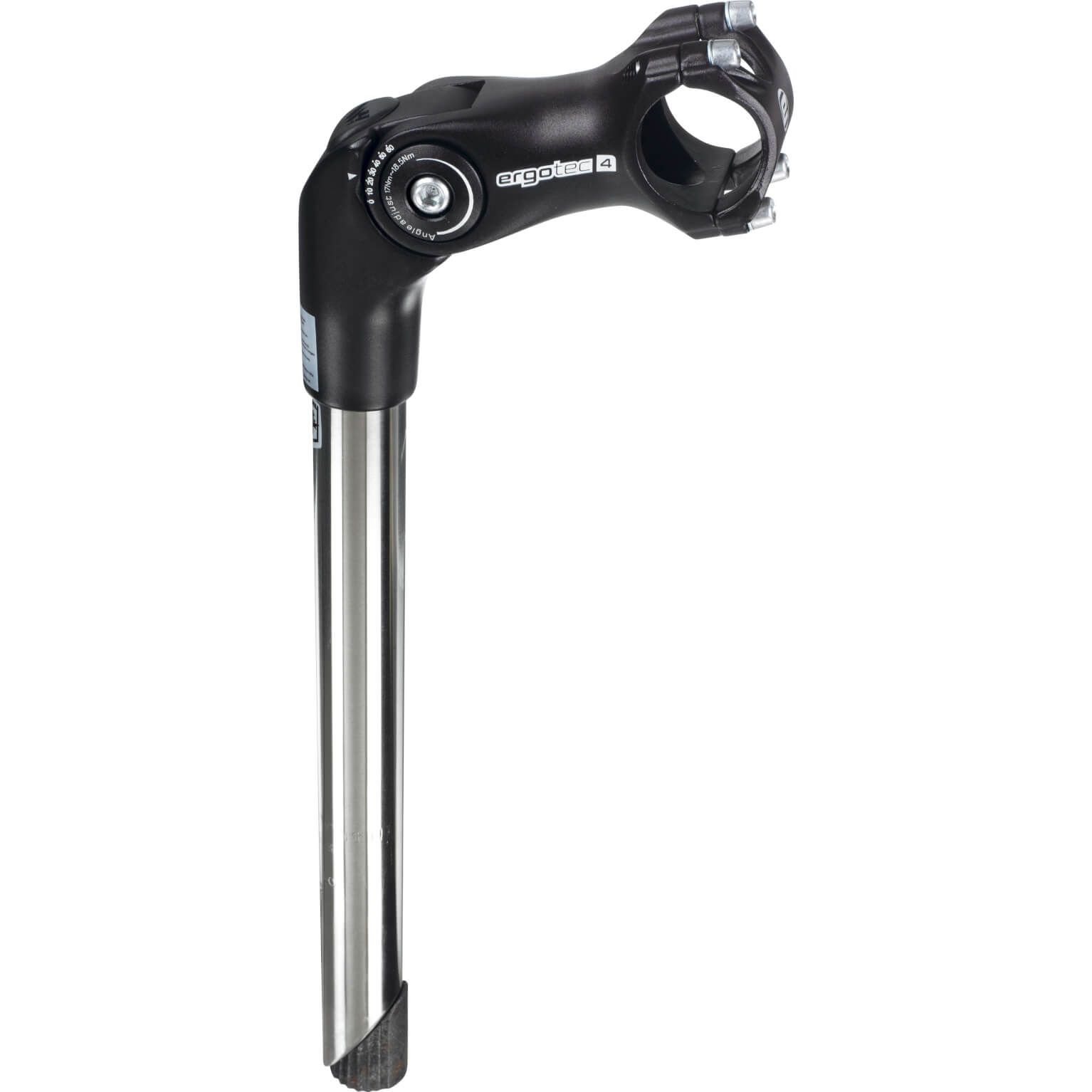 Ergotec stuurp Octopus2 25.4/31.8/110 rvs/zw zand (4016538097326)