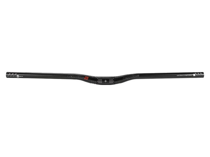Ergotec stuur low riser bar 780mm 12? matzwart lev (4016538101139)