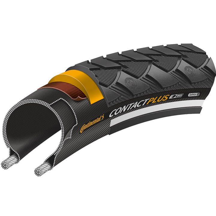Continental Conti btb 28x1 3/8 Contact Plus zw (4019238639933)