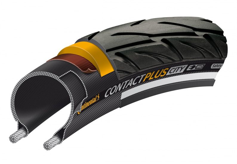 Continental Bub 26x220 Co 55-559 R Contact Plus City Zw (4019238760996)