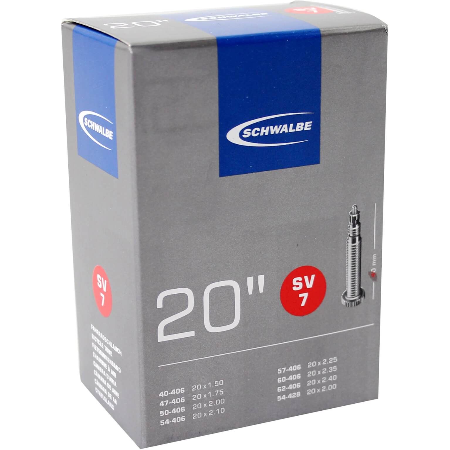 Schwalbe bnb SV7 20 x 1.50 - 2.40 fv 40mm (4026495100229)
