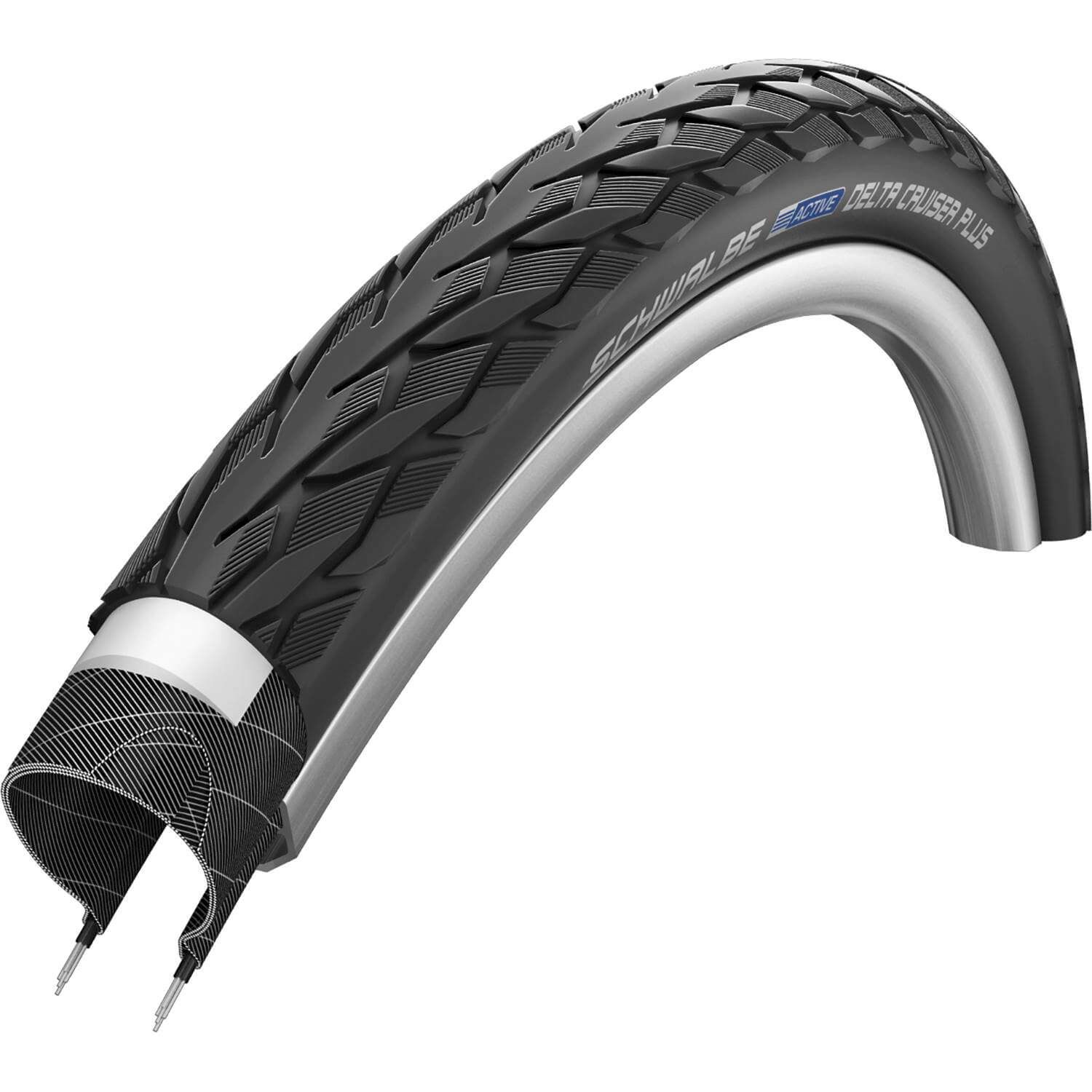 Schwalbe Buitenband 28x1.75 Delta PLus R zw (4026495780841)