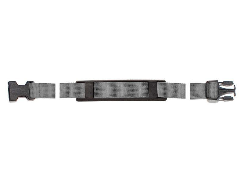 Ortlieb Tasdl draagriem back/front e202 grijs 80cm - 25mm (4013051039321)