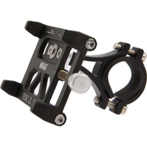 Mirage telefoonhouder alu m/bracket black (8718836206009)