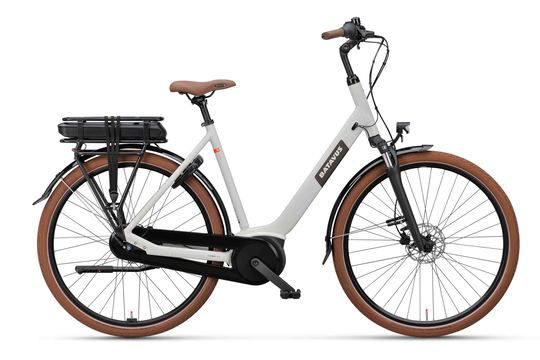 BATAVUS Altura E-Go Plus N7 Lageinstap Lichtgrijs Mat 51cm 2025 (8713568496315)