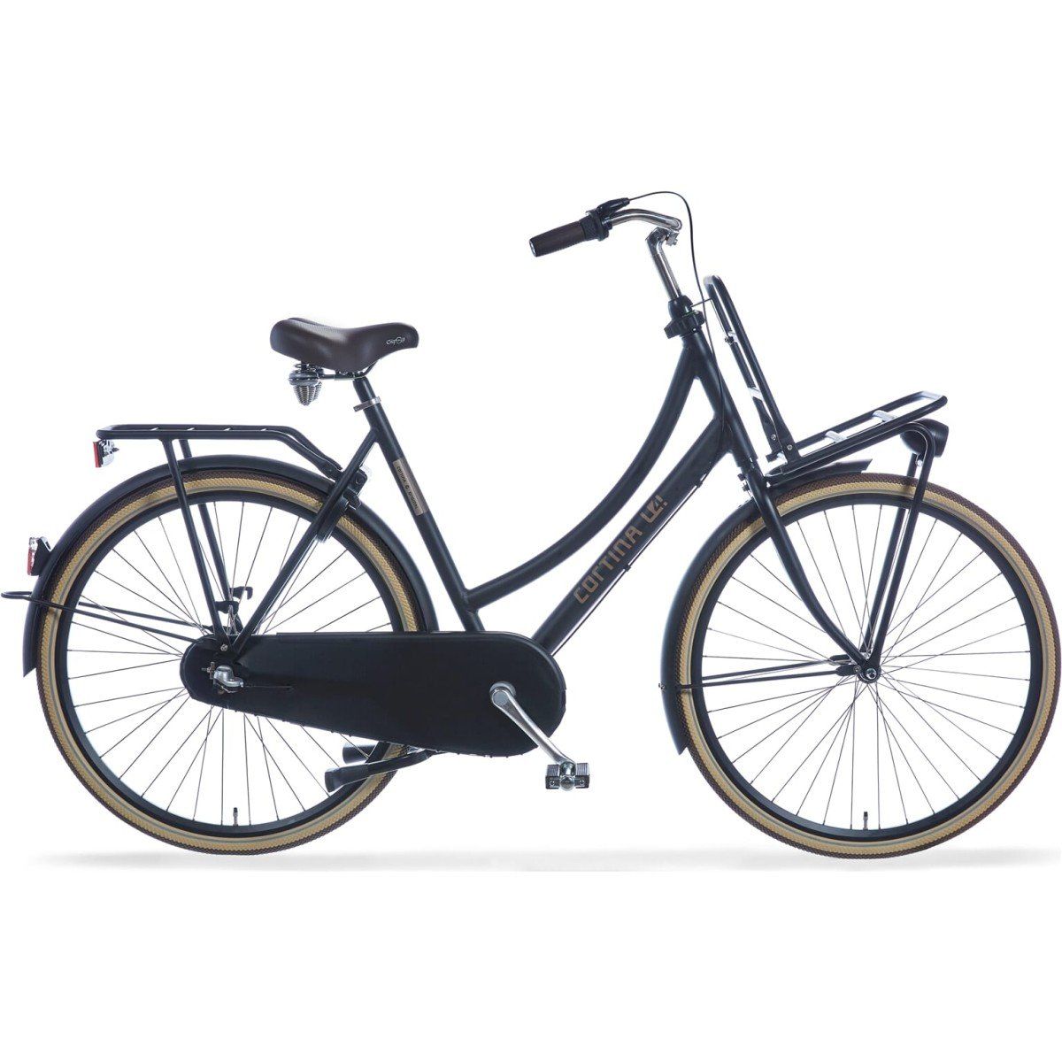 CORTINA U4 Transport regular Dames Jet Black Matt 57cm 2024 (8719461035996)