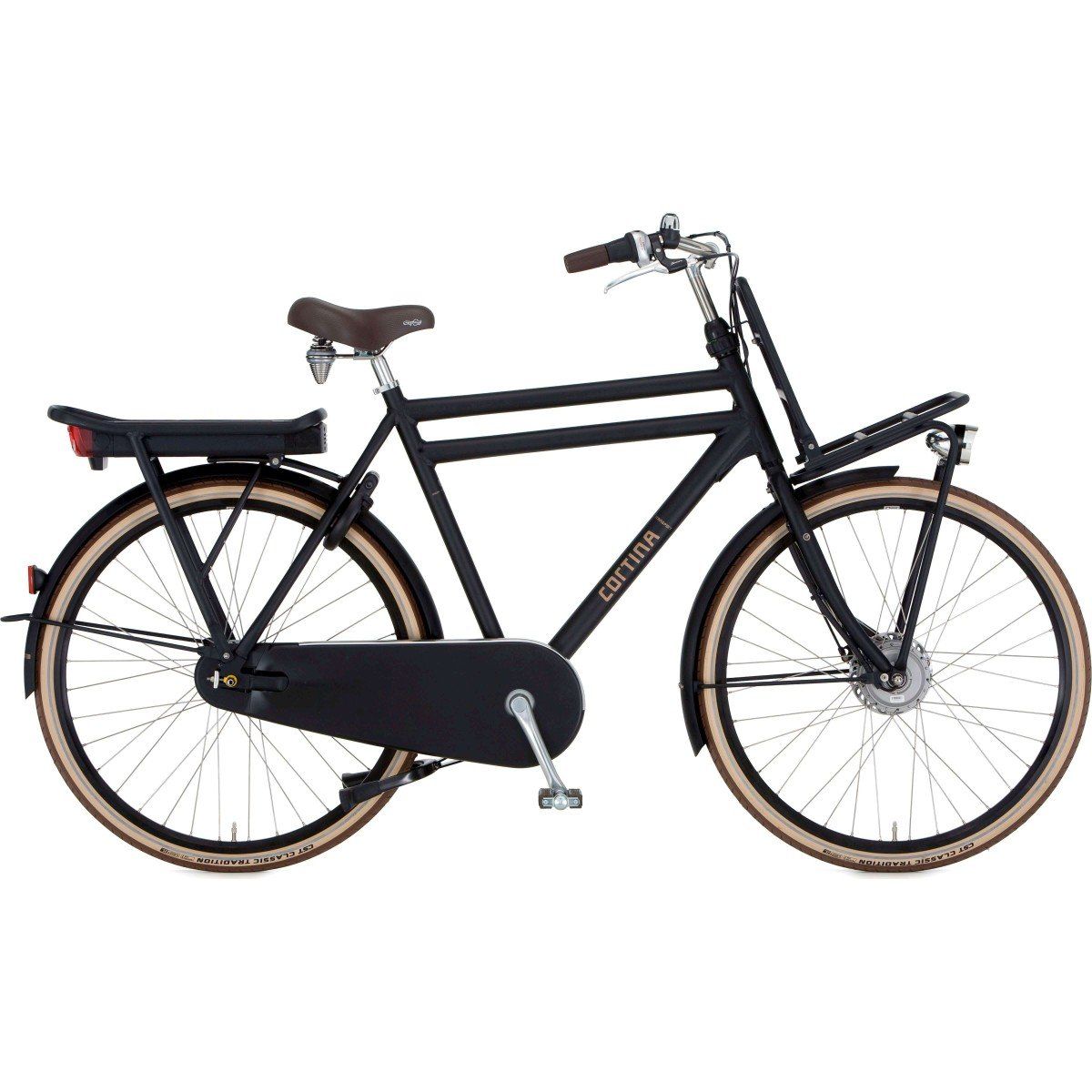 CORTINA Fiets Cortina E-U4 H53 Heren Zwart 53cm 2024 (8719461036283)