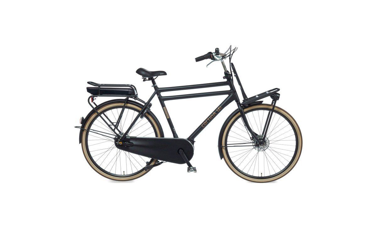 CORTINA E-U4 Transport Heren Jet Black Matt 53cm 2024 (8719461041102)