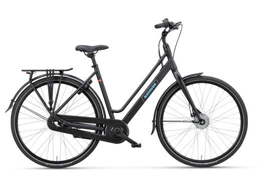BATAVUS FONK 3 Dames Zwart Mat 53cm 2025 (8713568560689)